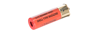 M56 SHELL-RDX1 ABS PLASTIC AIRSOFT SHOTGUN SHELL (RED)